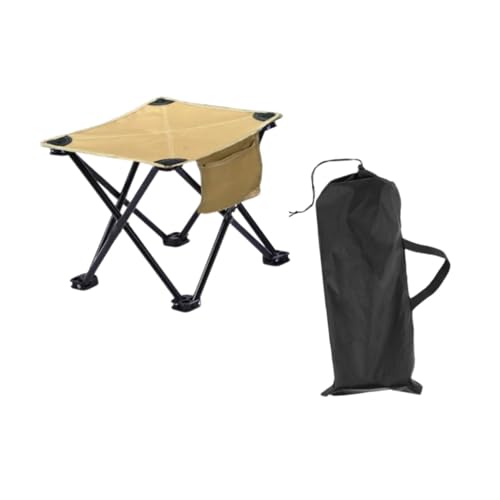 Menolana Camping Stool Seat Portable Folding Stool Outdoor Folding Chair with Storage Bag Footstool Foldable Small Chair for Fishing, XL
