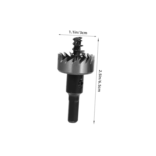 Set de sierras de corona de acero rápido para metal miniatura 2