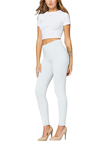 Image of Conceited High Waist Leggings in Shorts, Capri and Full Length - Buttery Soft - 3 inch High Waistband - Regular and Plus Size