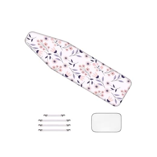 Funda Extra Grande pra Tabla de Planchar, puro Algodón - Tejidos de para Crear, para Tabla de Planchar a Vapor, con 4 Cierres XXL160x60cm