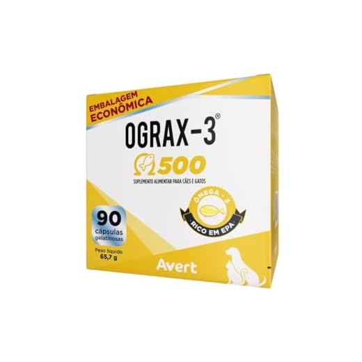 Ograx 500 Mg Cães Cão Cachorro E Gatos 90 Cápsulas Avert