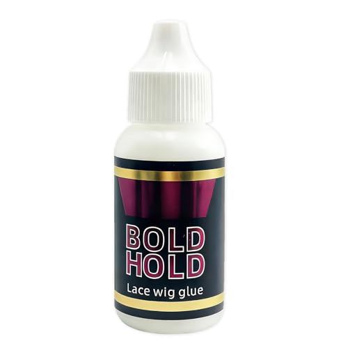Perückenkleber 60ml Unsichtbarer Wig Glue Starker Klebstoff Wasser und Ölabweisend Geeignet für Spitzenperücken Perücken Haarverlängerungen und Haaraccessoires