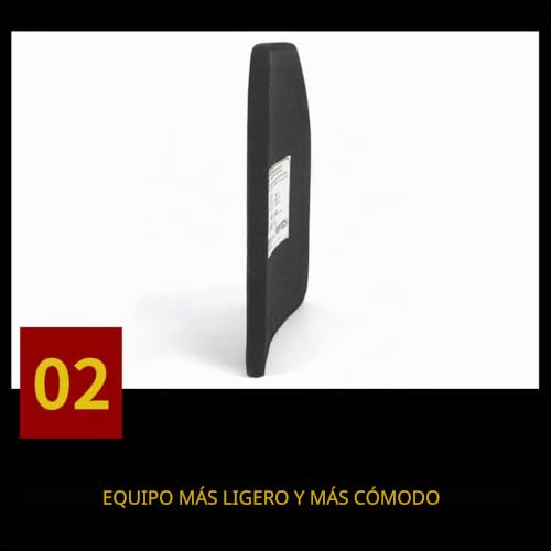 Placa de chaleco antibalas NIJ IIIA nivel PE placa de inserción independiente seguridad 5