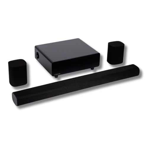 Platin Milan 5.1.4 Soundbar with Subwoofer - Immersive Soundbar Surround Sound System with WiSA - Wireless Surround Sound System for TV - Premium Home Theater Audio