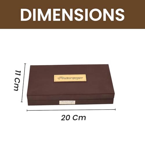 Image of Radha Krishna Charan Paduka Box l Gold Plated | Radhe Shyam Prayer Box | Charan Paduka Box for Pooja | Momento with Natural Fragrance l Decorative Showpiece l Wedding Gifts & House Warming