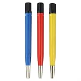 Volakebeing Bürstenstift zur Rostentfernung zur Uhrenreinigung mit Glasfaser, Messing, Stahl und Nylonborsten, Werkzeug für Uhrmacher und Reparaturarbeiter, 3er-Pack (3 Stück)