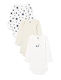 Kleines Boot Bodies US Petit Bateau Baby-Mädchen A043n Unterwäsche, Beige + Weiß/Blau + Weiß/Blau, 18M ( 81cm )
