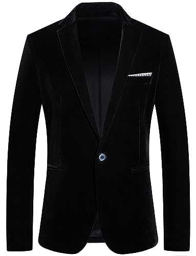 Veste de mariage en velours pour homme tenue de banquet chic