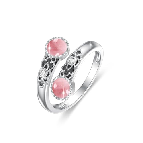 Bague turquoise en argent réglable pour un style bohème chic