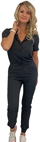 One Scrubs Scrub Jumper (Dark Grey, Extra Small)