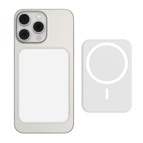 Power Bank for iPhone, Magnetico Wireless Caricatore 15W Ricarica Rapida Powerbank 5000Amh, Inalámbricos Portatile Batteria Esterna USB C Compatibile con MagSafe per iPhone 17/16/15/14/13/12 Pro Max