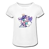 Dieses Shirt fällt sehr klein aus. Bitte unbedingt folgende Angaben zu Länge x Brustweite beachten: 4 Jahre - 40 x 29 cm, 6 Jahre - 43 x 31 cm, 8 Jahre - 46 x 33 cm, 10 Jahre - 49 x 35 cm, 12 Jahre - 52 x 37 cm; Shirt flach liegend gemessen