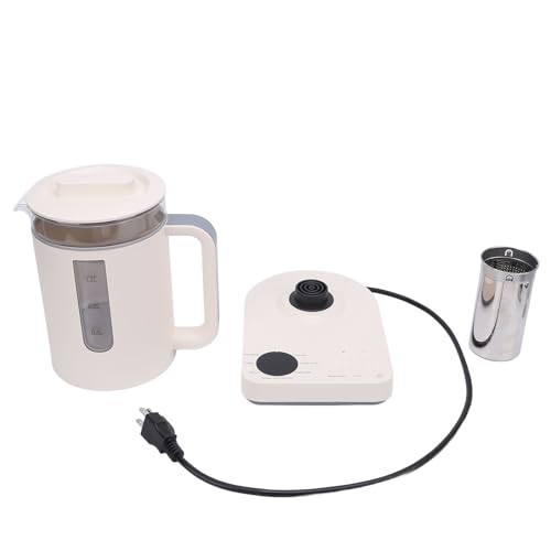 Tetera eléctrica de vidrio 1.2L con control inteligente miniatura 1