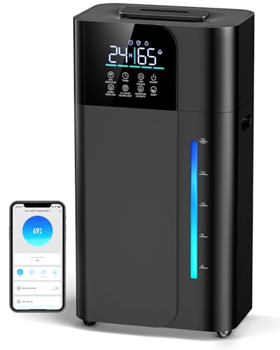 Large Room Humidifier with 24H Timer & Top Fill