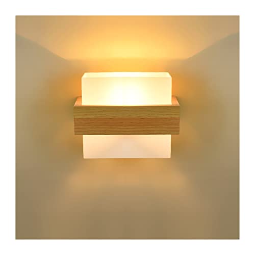 Wall lamp, Japanese Decoration Bedside Wooden Wall Lights Bedroom 110V 220V Restaurant Home Balcony LED Corridor Wall Lamp
