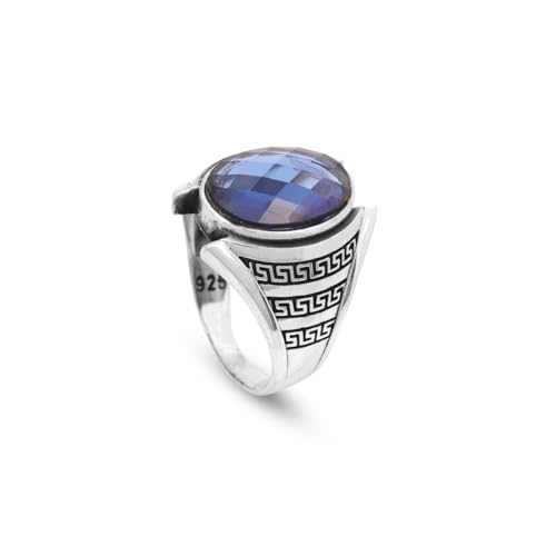 Bague pour l'auriculaire en argent massif un cadeau vintage pour lui