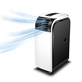 Lapden 15.000 BTU de Aire Acondicionado y calefacción, Deshumidificador, Ventilador con Filtro de carbón Activado, Circulador de Aire con Control Remoto para Habitaciones de hasta 240 pies Cuadrados