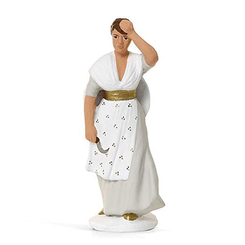 Arterra - Santons de Provence - Femme à la Lavande - Les Blancs - Collection 9 cm