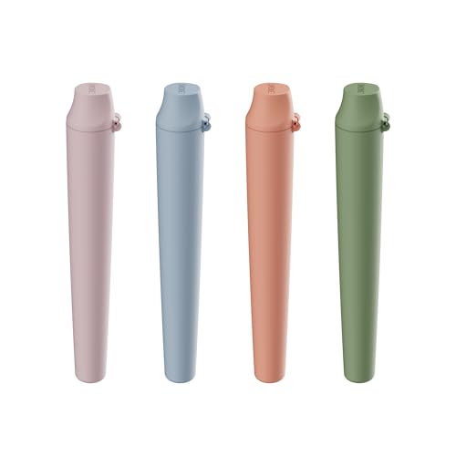 SMOWE® GREENCONE – Set di 4 custodie King Size – Antiodore e impermeabile – Custodia tubolare premium Made in Germany – Spring
