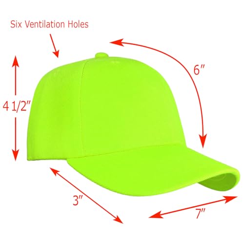 Image of Falari Wholesale Bulk Lot 12-Pack Baseball Cap Adjustable Size Plain Blank Solid Color