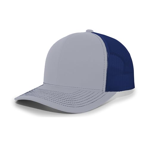 Image of Pacific Headwear Contrast Stitch Trucker Snapback