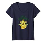 Photo Gallery donna holy guacamole funny avocado god design with cross maglietta con collo a v Photo Gallery donna holy guacamole funny avocado god design with cross maglietta con collo a v