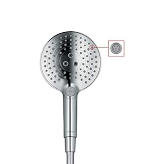hansgrohe Raindance Select S Easy Install 5-inch Handheld Shower Head Modern 3 -Spray PowderRain, Rain, Whirl 26037001
