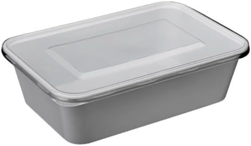 Plastic Container 650ml, White, Food Storage Box