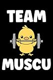 Team muscu: Carnet de notes humour Musculation - 110 pages lignées -...