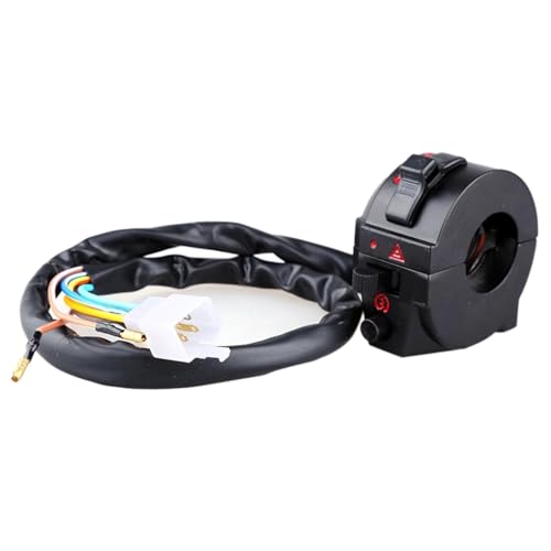 Commodo moto multifonction 22 mm avec commande klaxon et clignotants