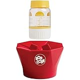 Chef'n ButterCup Butter Maker, One Size, Lemon/MeringueandChef'n PopTop Microwave Popcorn Popper (Cherry)