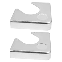 BESPORTBLE 2pcs Chrome Billiard Table Corner Plates Elegant Design for Enhanced Stability Protection Pool Table Accessories for Billiard Enthusiasts Aesthetic Appeal Game Rooms