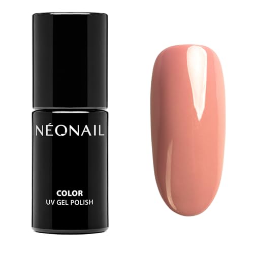 NÉONAIL Pintauñas Semipermanentes 7,2 ml - Naranja - Peachy Coral - Esmaltes Semipermanentes Para Uñas - Gel Uñas - Manicura - Nail Art - Brillo Uñas - Laca De Uñas - Esmalte Uñas