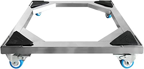 GKJHTED Base de Soporte para Lavadora, Base móvil con Ruedas bloqueables, Soporte para Lavadora, Soporte para refrigerador de 42 a 60 cm, Pedestal u