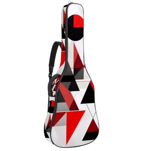 Housse guitare acoustique 40 pouces imperméable à motif géométrique