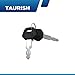 TAURISH Chrome Fuel Tank Cap + Lock for Suzuki SJ410 413 LJ Samurai Sierra Drover Gypsy