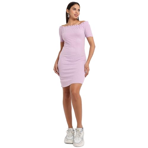 Image of PINACOLADA Campus Sutra Women Knee-Length Dress
