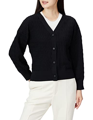 [フレイ アイディー] ダイヤウェーブカーディガン FWNT222019 レディース BLK F