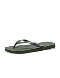 Havaianas Top Brasil Logo, Infradito Unisex - Adulto, Green Olive, 41/42 EU