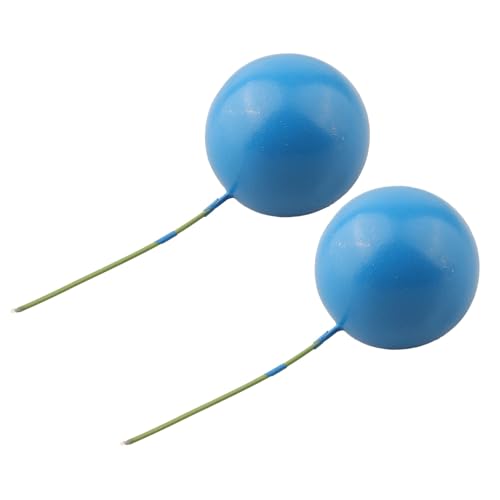 Helilyco Lot de 32 boules de décoration de gâteau pour fête d'anniversaire, mariage, cupcakes, décoration de biscuits – Vert, bleu, noir doré, rouge, rose, violet en mousse avec fil, 20 x 20 x 4,5 cm – vue 4