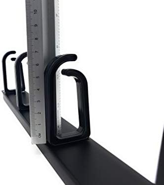 MainCore 19" 1U Server/Rack Mount Cabinet Patch/Sound/DJ/Video/Speaker etc. Cable Lead Cord Management Guide Bar