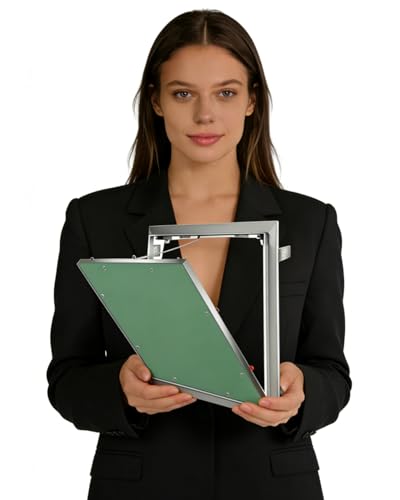 Revisionsklappe Trockenbau Federeinstiegspanel mit Bemalbarer Gipskartonplatte, Magnetische Unterpuâ€¦ – Miniatur