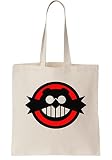 Functon+ Antagonist Character Attributes Canvas Tote Bag/Atributos del personaje antagonista Bolso de mano de lona, beige