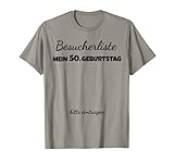 Besucherliste zum 50. Geburtstag T-Shirt