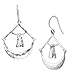 Silpada 'Swing By' Movable Open Drop Earrings in Textured Sterling Silver