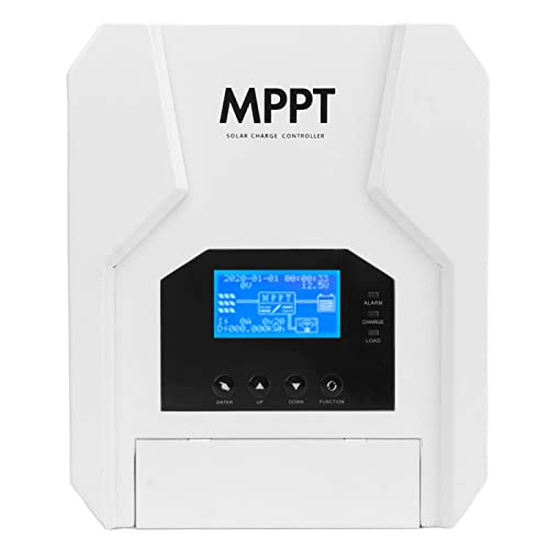 TOTITOM MPPT Solar Charge Controller 40A Aluminium Alloy Solar Panel Regulator for Outdoor Power Station