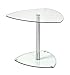 Produktbild Haku Möbel 86215 Nebentisch aus Stahl/gehärtetem Glas, niedrig, Verchromt