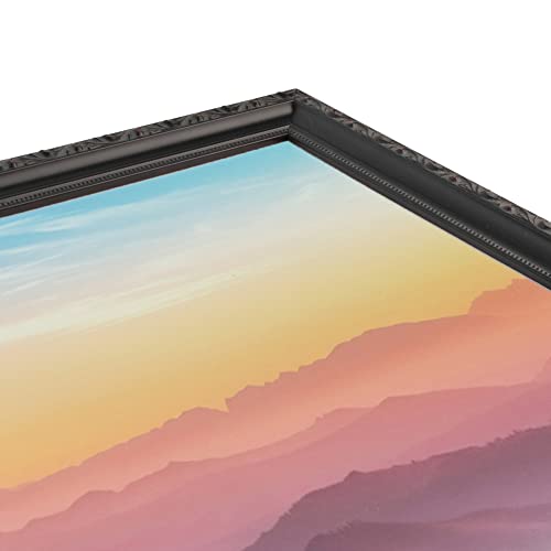 Arttoframes 8X10 Inch Black With Beads Wood Picture Frame, Womd10188-8X10 #TOP3