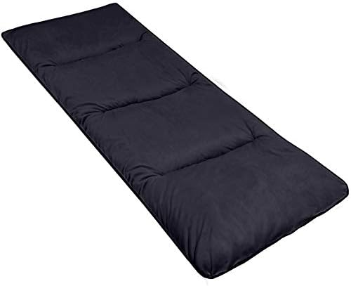 REDCAMP Cot Pads for Camping, Soft Comfortable Cotton Sleeping Cot Mattress Pad 75"x29", Black