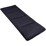 REDCAMP Cot Pads for Camping, Soft Comfortable Cotton Sleeping Cot Mattress Pad 75"x29", Black